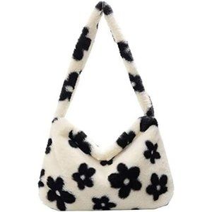 Plush Fluffy Shoulder Bag, Women Y2K Furry Purse